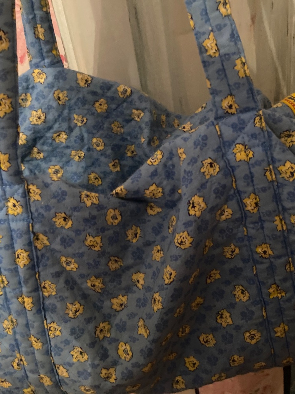 Handmade quilted duffle - Picture 2 of 3
